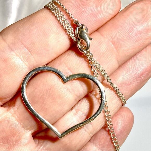 AEG# Sterling 925 Silver Heart pendant & Sterling Chain - Picture 8 of 10